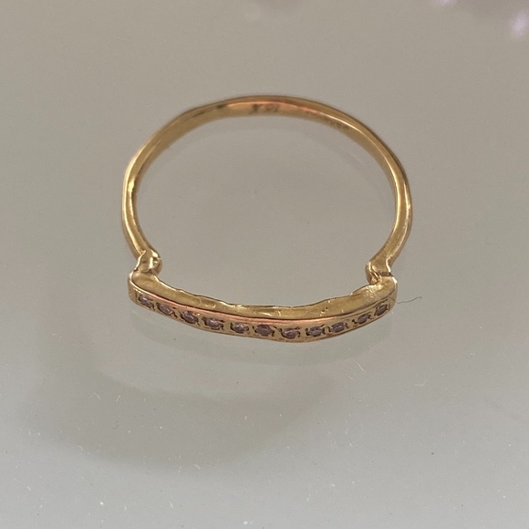Boho Gold Stacker Ring - Picture 4 of 7